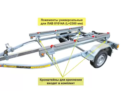 Ложементы Универсальные (L = 2300 мм)