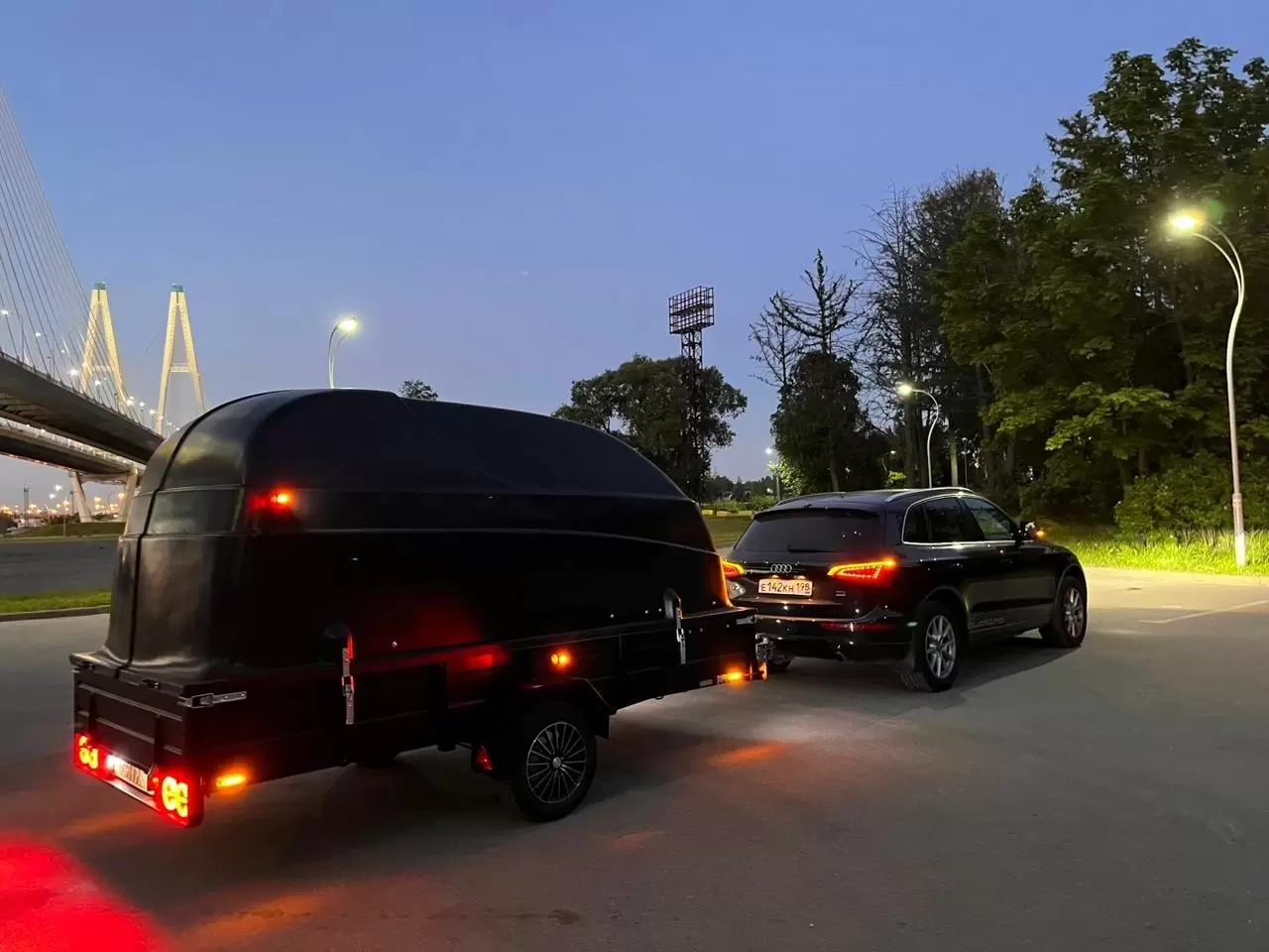 Правила вождения на автомобиле с прицепом