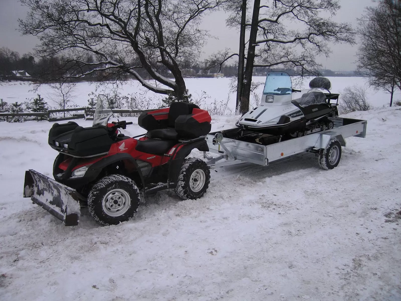 Зимняя резина на легковой прицеп
